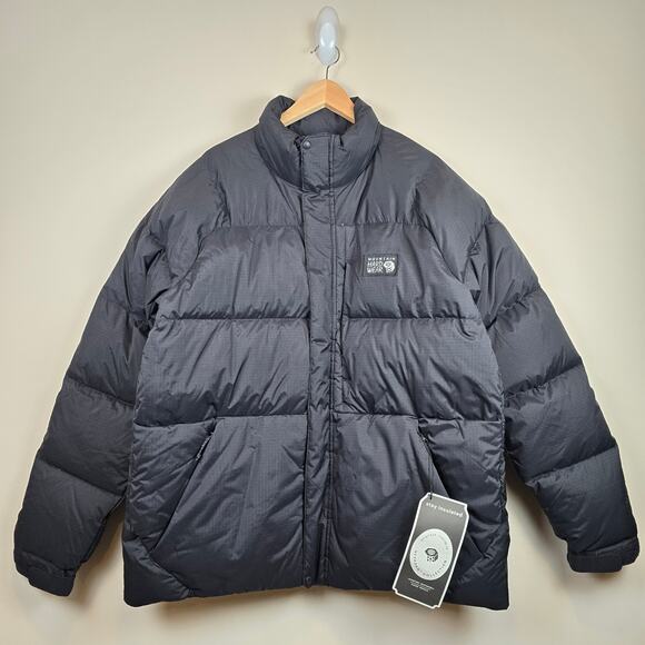 Mountain Hardwear Nevadan 650 Down Jacket Size XL Charcoal Full Zip - Picture 1 of 7